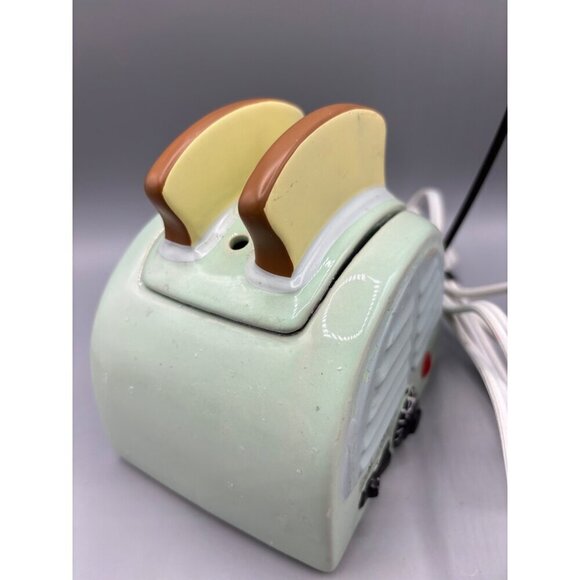 Scentsy Morning Toaster Ceramic Wax Warmer Plug In Cord Retro - Picture 3 of 9